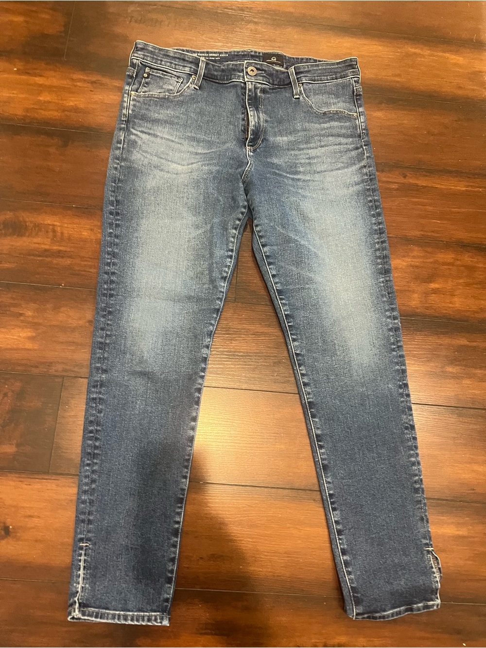 Ag Adriano Goldschmied Skinny Jeans in Medium Blue Wash